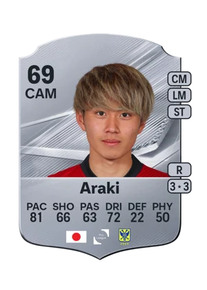 Araki - 69 - Rare EA FC 27 card