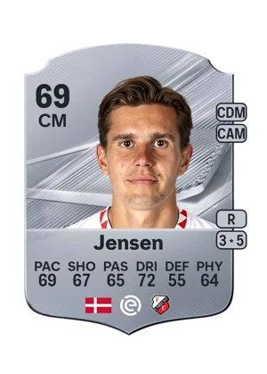 Jensen - 69 - Rare EA FC 27 card
