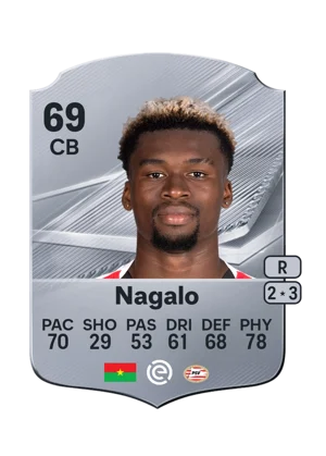 Nagalo - 69 - Rare EA FC 27 card