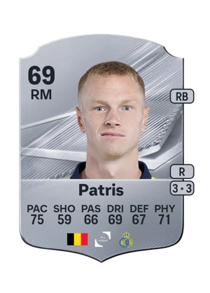 Patris - 69 - Rare EA FC 27 card