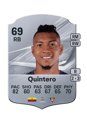 Quintero - 69 - Rare EA FC 27 card