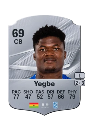 Yegbe - 69 - Rare EA FC 27 card