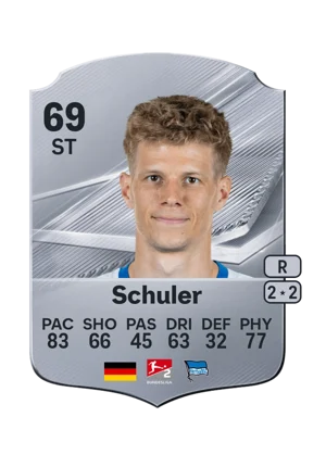 Schuler - 69 - Rare EA FC 27 card