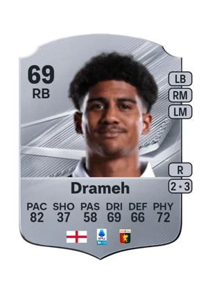 Drameh - 69 - Rare EA FC 27 card