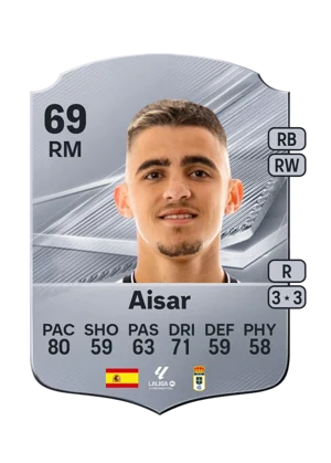 Aisar - 69 - Rare EA FC 27 card