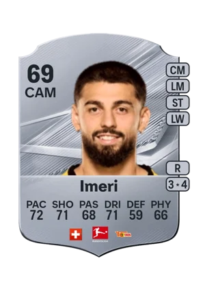 Imeri - 69 - Rare EA FC 27 card