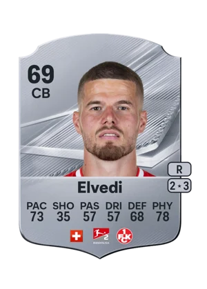 Elvedi - 69 - Rare EA FC 27 card