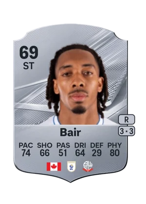 Bair - 69 - Rare EA FC 27 card
