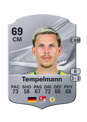 Tempelmann - 69 - Rare EA FC 27 card