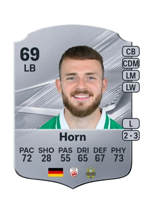 Horn - 69 - Rare EA FC 27 card