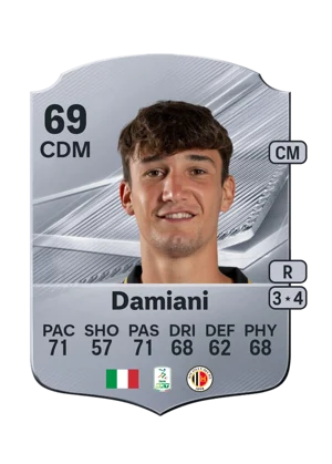 Damiani - 69 - Rare EA FC 27 card
