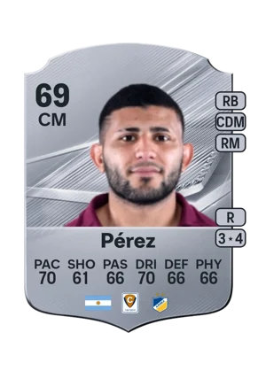Pérez - 69 - Rare EA FC 27 card