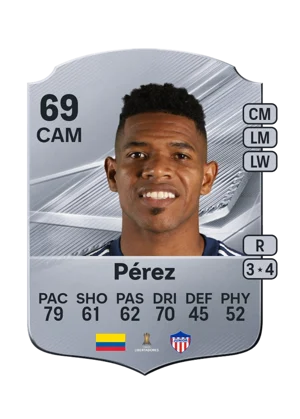 Pérez - 69 - Rare EA FC 27 card