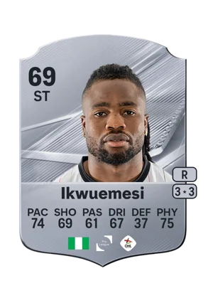 Ikwuemesi - 69 - Rare EA FC 27 card