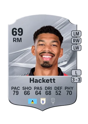 Hackett - 69 - Rare EA FC 27 card
