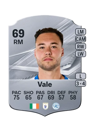 Vale - 69 - Rare EA FC 27 card