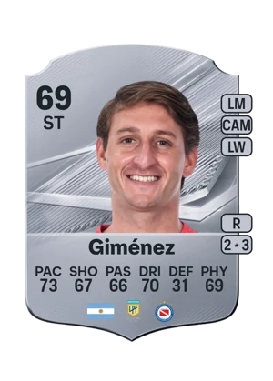Giménez - 69 - Rare EA FC 27 card