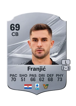 Franjić - 69 - Rare EA FC 27 card