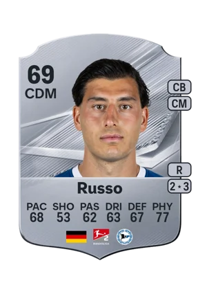 Russo - 69 - Rare EA FC 27 card