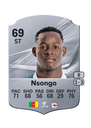 Nsongo - 69 - Rare EA FC 27 card