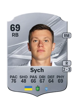 Sych - 69 - Rare EA FC 27 card