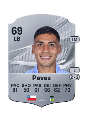 Pavez - 69 - Rare EA FC 27 card