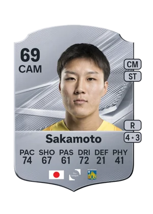 Sakamoto - 69 - Rare EA FC 27 card