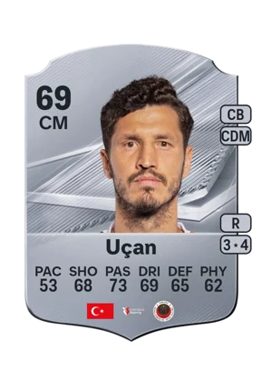 Uçan - 69 - Rare EA FC 27 card