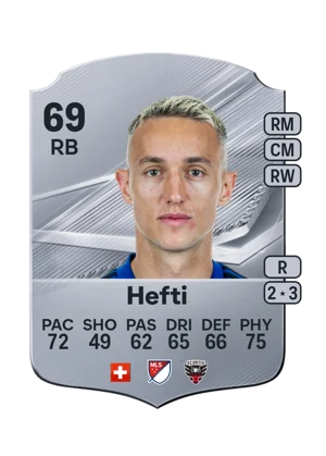 Hefti - 69 - Rare EA FC 27 card