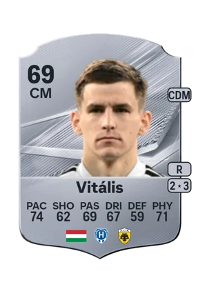 Vitális - 69 - Rare EA FC 27 card