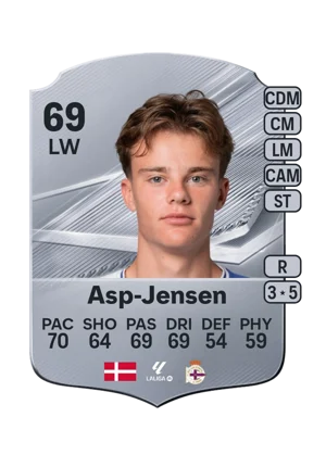 Asp-Jensen - 69 - Rare EA FC 27 card