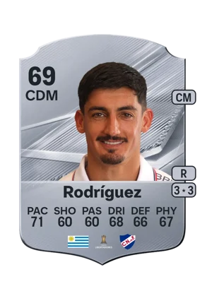 Rodríguez - 69 - Rare EA FC 27 card