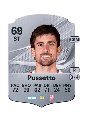 Pussetto - 69 - Rare EA FC 27 card