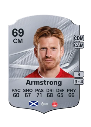 Armstrong - 69 - Rare EA FC 27 card