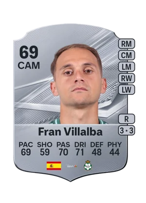 Fran Villalba - 69 - Rare EA FC 27 card