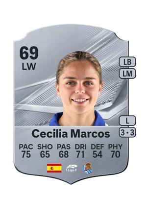 Cecilia Marcos - 69 - Rare EA FC 27 card