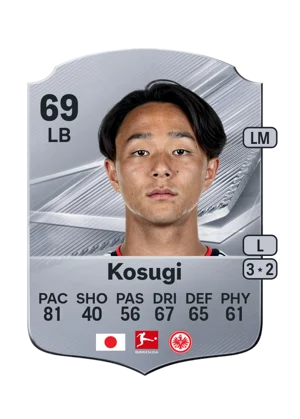 Kosugi - 69 - Rare EA FC 27 card