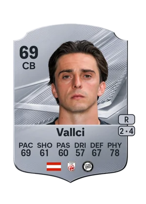 Vallci - 69 - Rare EA FC 27 card