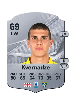Kvernadze - 69 - Rare EA FC 27 card