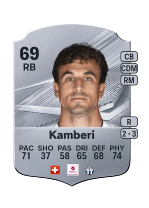 Kamberi - 69 - Rare EA FC 27 card