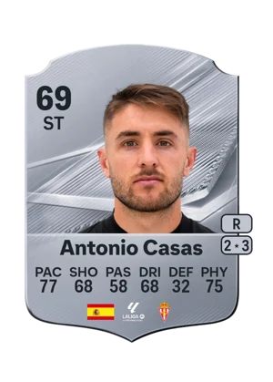 Antonio Casas - 69 - Rare EA FC 27 card