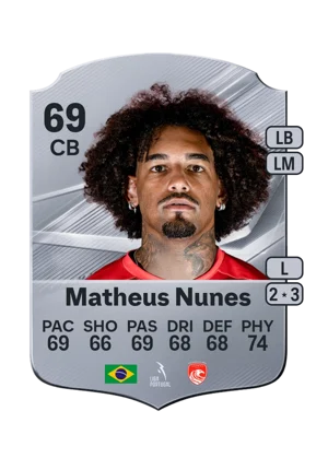 Matheus Nunes - 69 - Rare EA FC 27 card