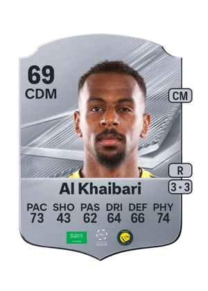 Al Khaibari - 69 - Rare EA FC 27 card