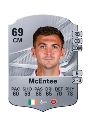 McEntee - 69 - Rare EA FC 27 card