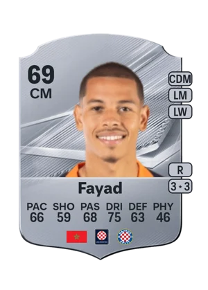 Fayad - 69 - Rare EA FC 27 card