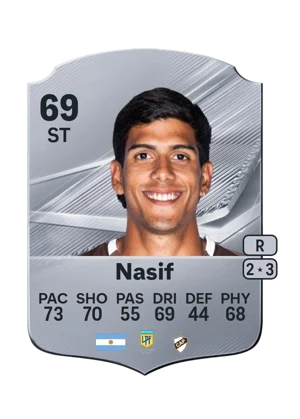 Nasif - 69 - Rare EA FC 27 card