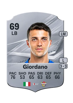 Giordano - 69 - Rare EA FC 27 card