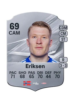 Eriksen - 69 - Rare EA FC 27 card