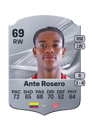 Ante Rosero - 69 - Rare EA FC 27 card