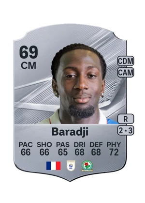 Baradji - 69 - Rare EA FC 27 card